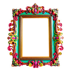 frame with flowers
