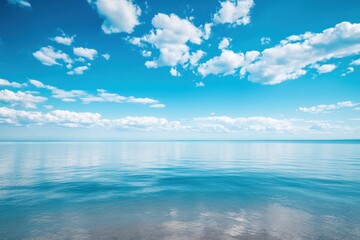 Fototapeta premium Vast Sky and sea Water