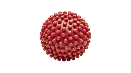 Red Spiky Massage Ball, Therapy, Pain Relief, Knots, Muscle, Trigger Points, Physical Therapy, 