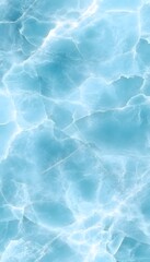 Obraz premium Light blue marble pattern with white veining texture background