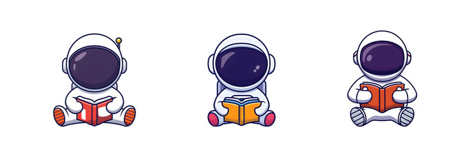 Astronaut Reading a Book