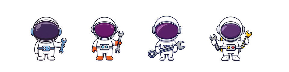 Astronaut with Wrench