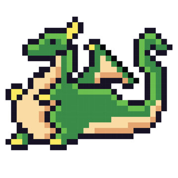 Pixel 32bit dragon