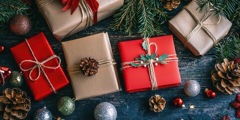 Holiday gift shop with a selection of festive note cards.