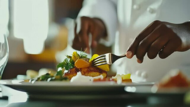 Chef's Culinary Creation: A Gourmet Dish