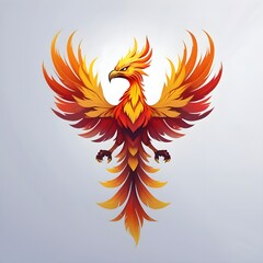 Obraz premium fire bird