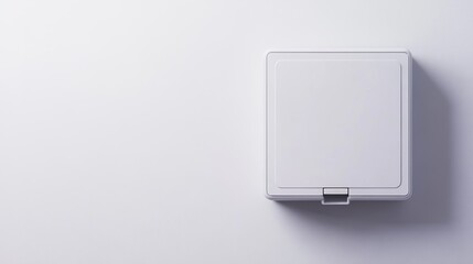 White Secure Box: Top View Mockup 