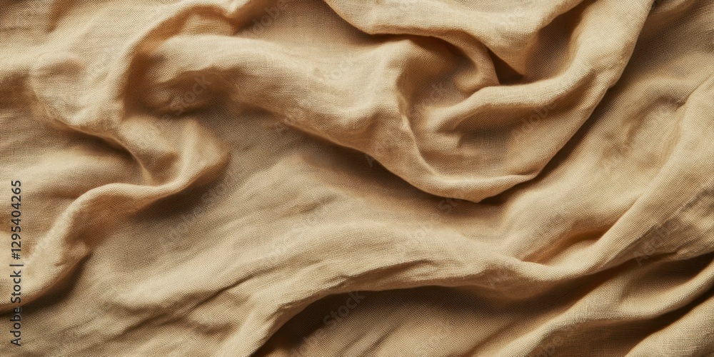 Poster elegant draped fabric: a close-up shot of flowing fabric creating a visually appealing composition w