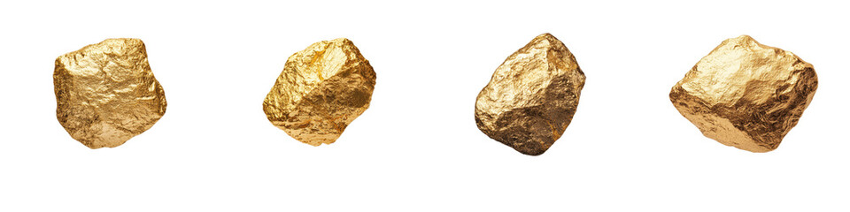 Discover the captivating beauty and raw power of nature s treasures   a collection of untamed glittering golden nuggets unearthed from the depths of the earth  These rare