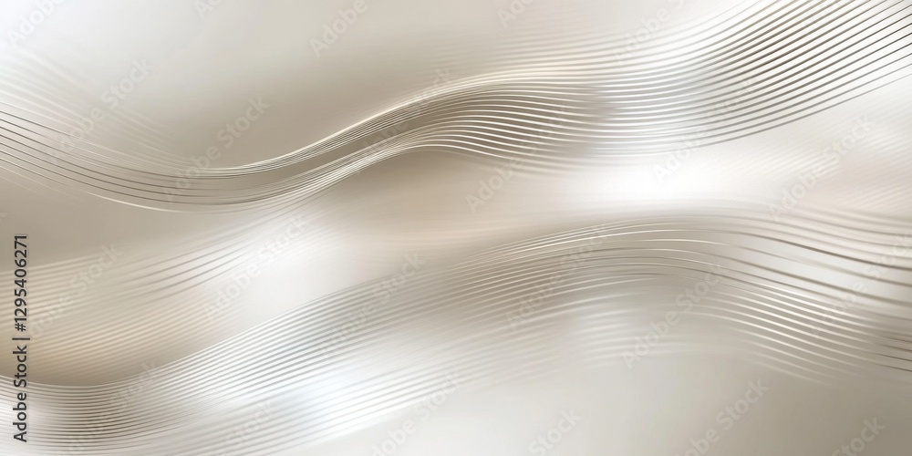 Poster abstract elegance: a flowing composition of lines and curves creates a sense of movement and sophist