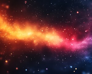 Obraz premium Colorful space nebula background