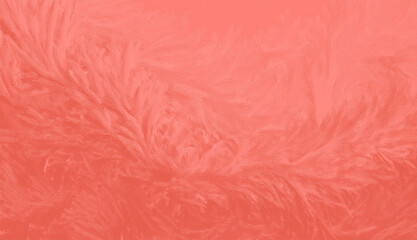 Obraz premium Coral Swirl Abstract