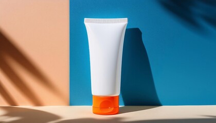 Sunscreen Tube Mockup, Summer Branding - Minimalism