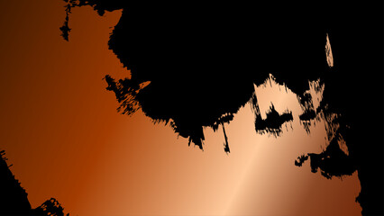 Obraz premium Luxury Copper Brush Stroke Abstract Background - Elegant Ink Texture vector illustration