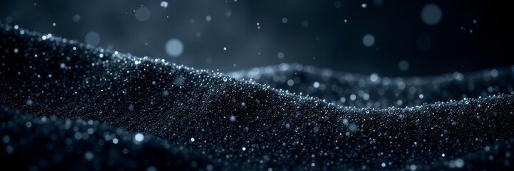 Obraz premium Subtle white snow texture on black Perfect for photo editing , creative, minimalistic, element