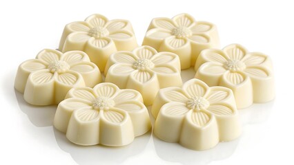 Floral White Chocolate Delights