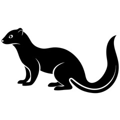 Mongoose Icon Vector Scalable Silhouette for Branding & Graphics.