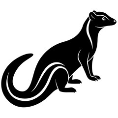 Mongoose Icon Vector Scalable Silhouette for Branding & Graphics.