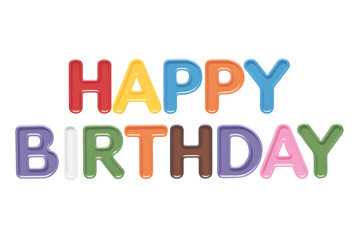 Colorful Happy Birthday Message for Festive Celebrations