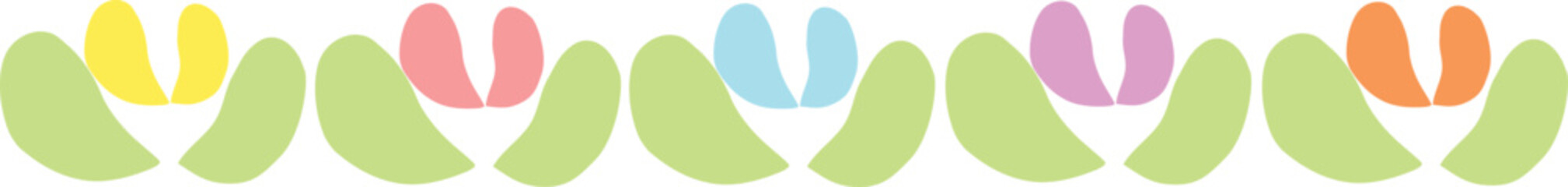 꽃 모양 꽃무늬 파티클 컨페티 일러스트 Flower-shaped flower-patterned particle confetti illustration