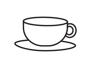 coffee cup isolated on white