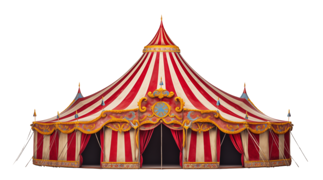 Vintage Circus Tent for Fairytale Theme Design