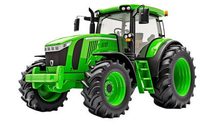 Obraz premium Powerful Green Tractor for Agriculture Industry