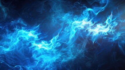 Abstract picture of electric sparkling and glowing with powerful strike emit natural energy. Lightning with light effect express speed of thunder bolt and burst of energetic electricity power. AIG53.