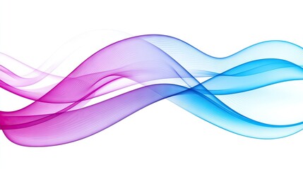 Naklejka premium Abstract swirling colorful waves