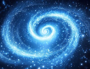 Sparkling Galaxy in the Night Sky