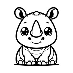 a illustration of rhinoceros