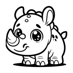 a illustration of rhinoceros