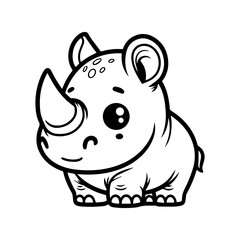 a illustration of rhinoceros