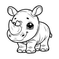 a illustration of rhinoceros