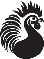 Rooster Silhouette Clipart Collection