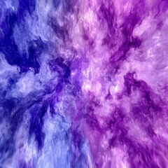 Fototapeta premium Purple blue swirling ink underwater