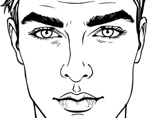 vector illustration of a man