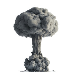 Nuclear explosion mushroom cloud devastation aftermath destruction,