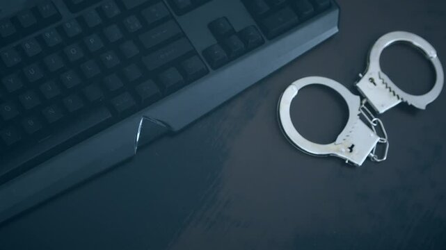 Cybercrime Criminal Concept. Suppression of Cybercrime Activity