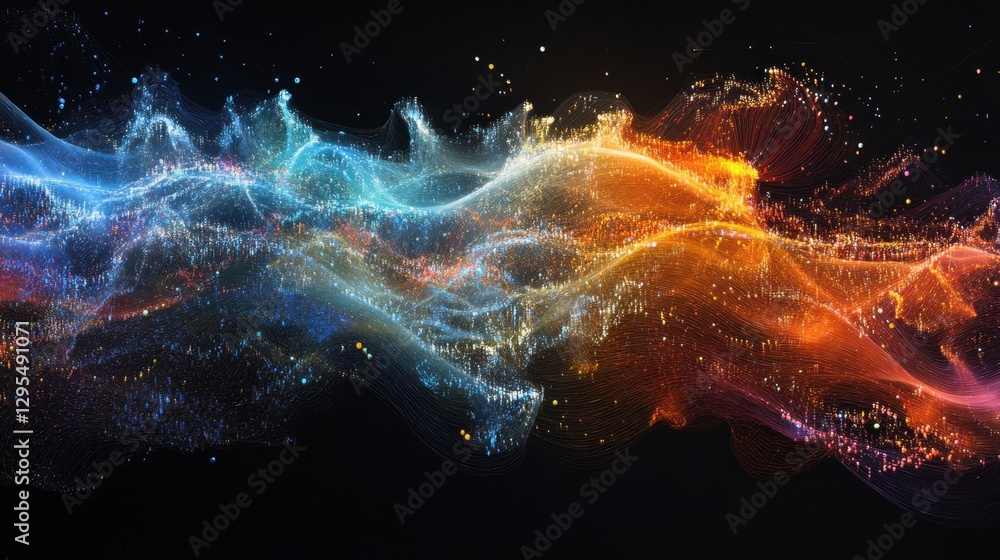 Poster a global network of real-time data visualizations, connecting the world through a digital lens.