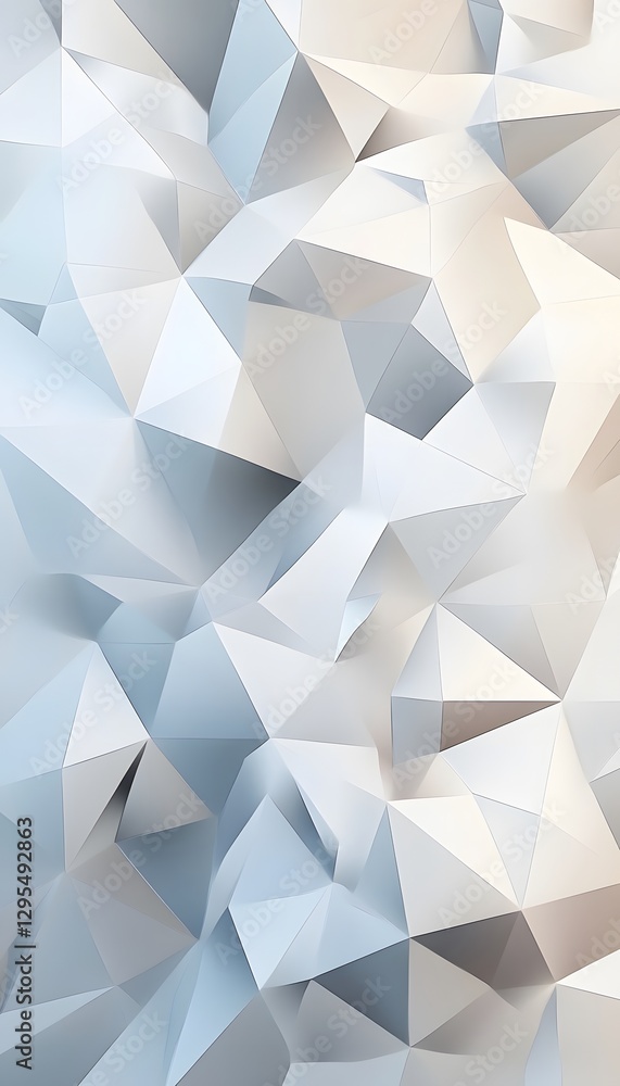 Poster abstract geometric background features triangles and polygonal shapes