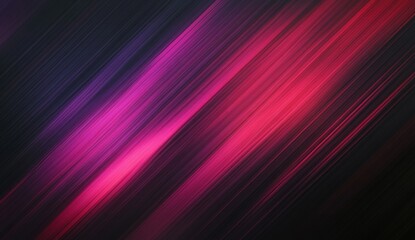 Fototapeta premium Diagonal vibrant color streaks on dark background