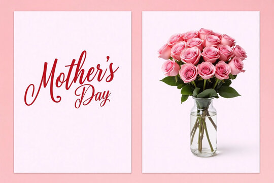 mothers day party flyer template