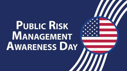 Public Risk Management Awareness Day web banner design illustration 