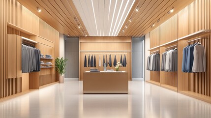 Modern Menswear Boutique Interior Design Showcase