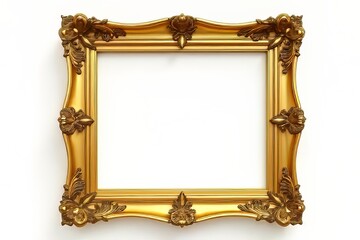 Ornate Gold Picture Frame for Artwork Display
