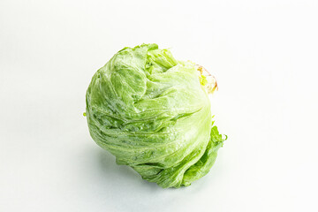 Fototapeta premium Natural organic iceberg salad cabbage