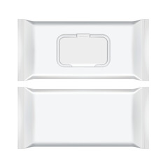 Blank Snack Packaging Mockup. Vector