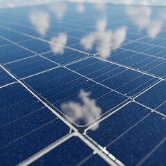 solar panels on the roof