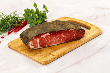 Delicous tasty dry pork jerky